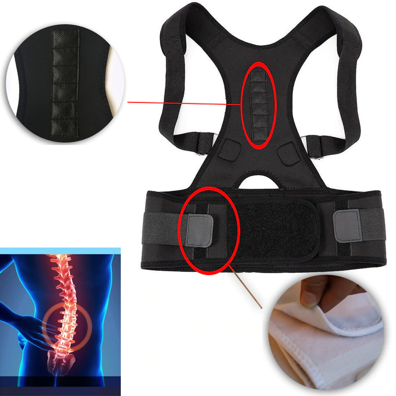 Brace de Dos Magnétique pour une Amélioration Optimale de la Posture
