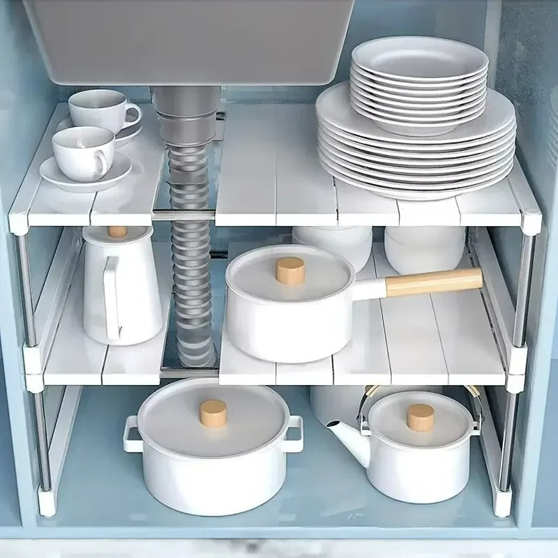 Étagère de rangement empilable pour la cuisine