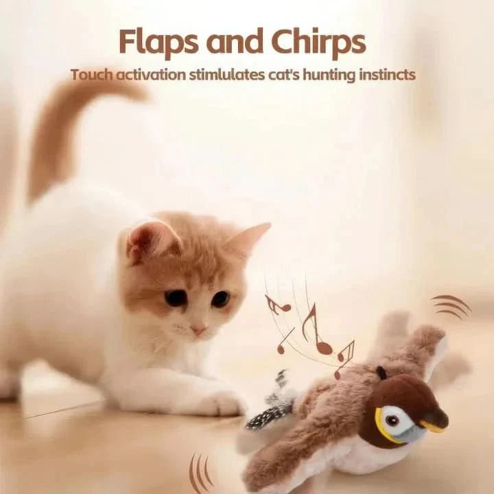 WHISKERFUN – Jouet en peluche interactif pour chats actifs