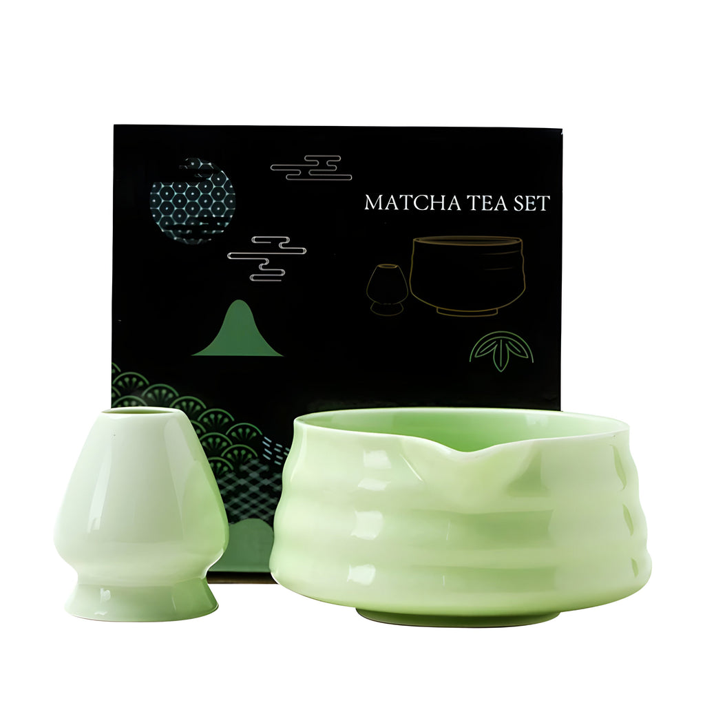 Ensemble en céramique Matcha – Ensemble de thé japonais traditionnel pour des moments relaxants et attentifs