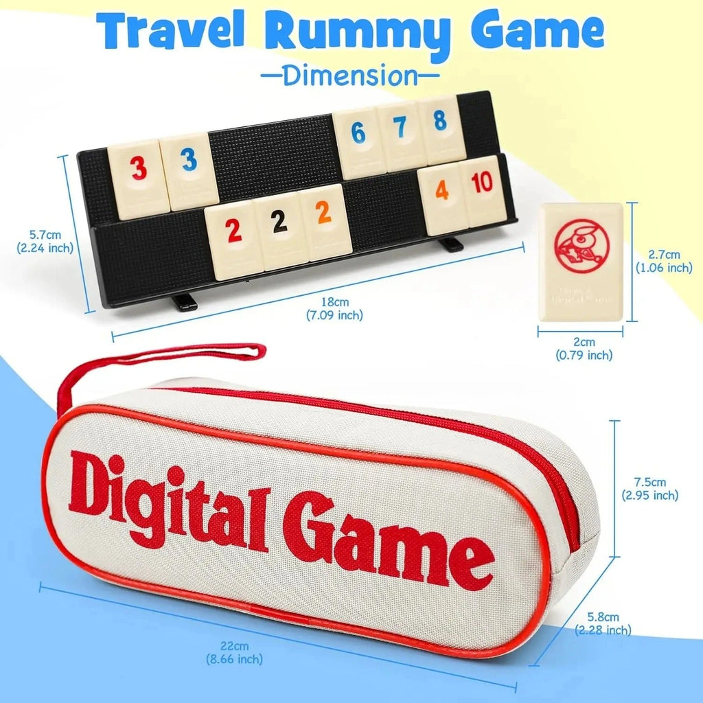 Rummikub Version Voyage - Compact et Idéal