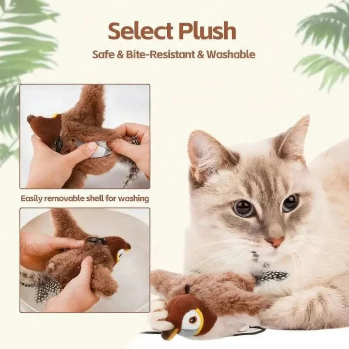 WHISKERFUN – Jouet en peluche interactif pour chats actifs