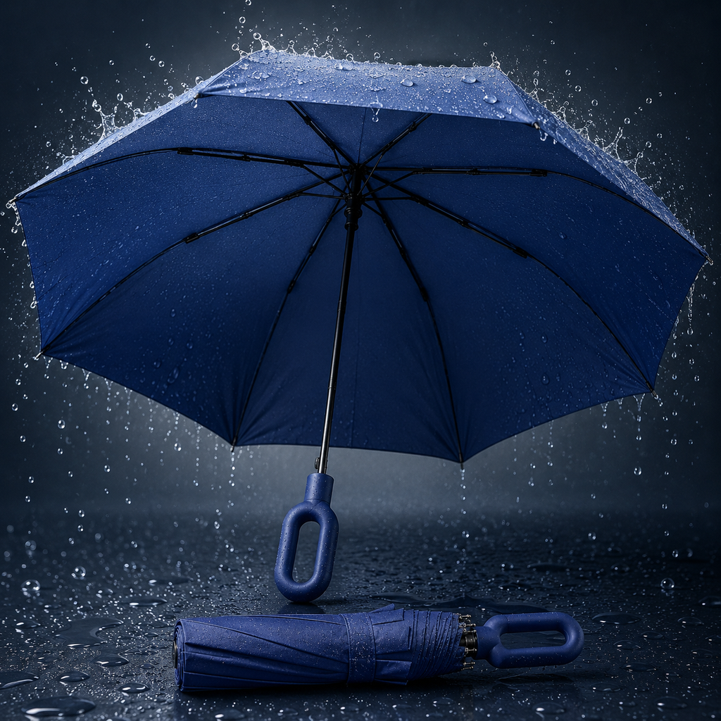STORMLOCK - Parapluie automatique coupe-vent avec structure à 8 baleines et protection UV conçu pour une résistance aux intempéries et une commodité de voyage au quotidien