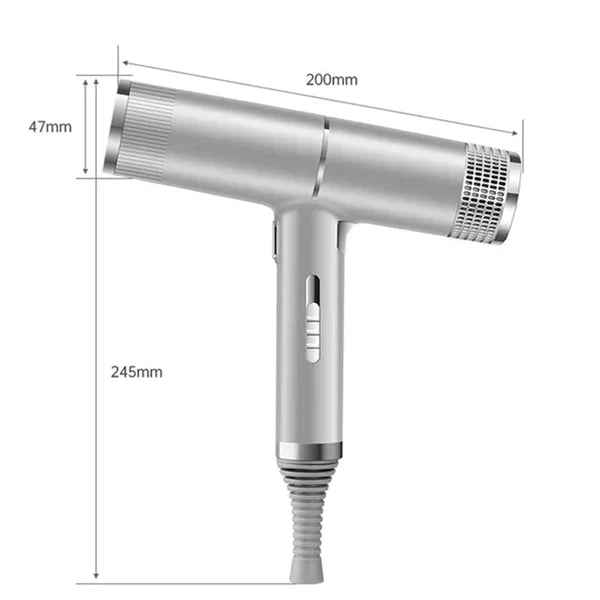 Hairvolt Sèche-Cheveux Professionnel Ultra Léger | Moteur Haute Vitesse 110.000 tr/min | Technologie Anionique & 3 Vitesses