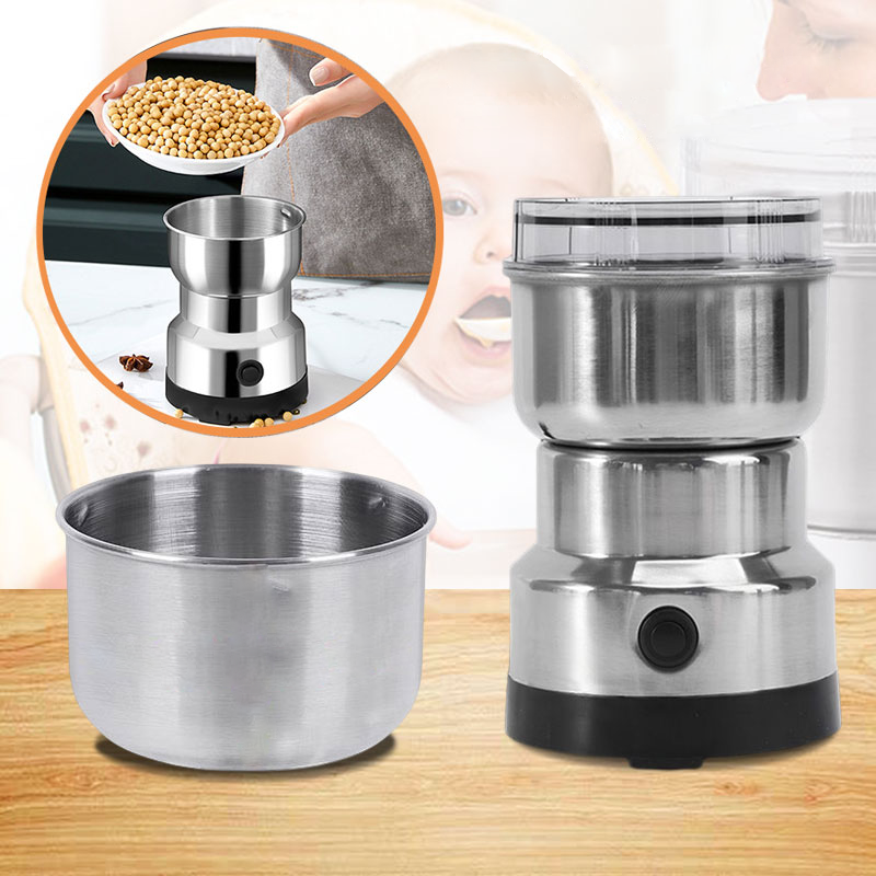Skanto | Moulin à Café Électrique Portable | Acier Inoxydable, 300ml