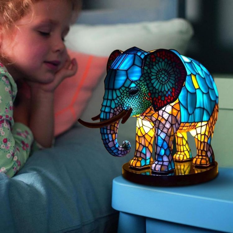 Lampe LED Éléphant Majestueux