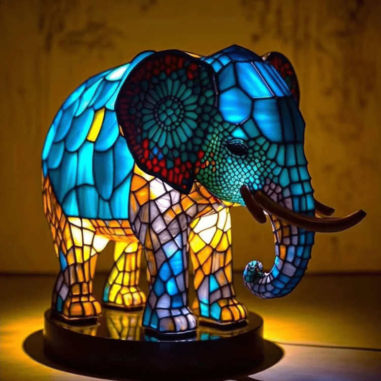 Lampe LED Éléphant Majestueux