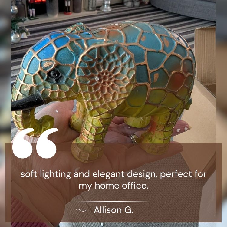 Lampe LED Éléphant Majestueux