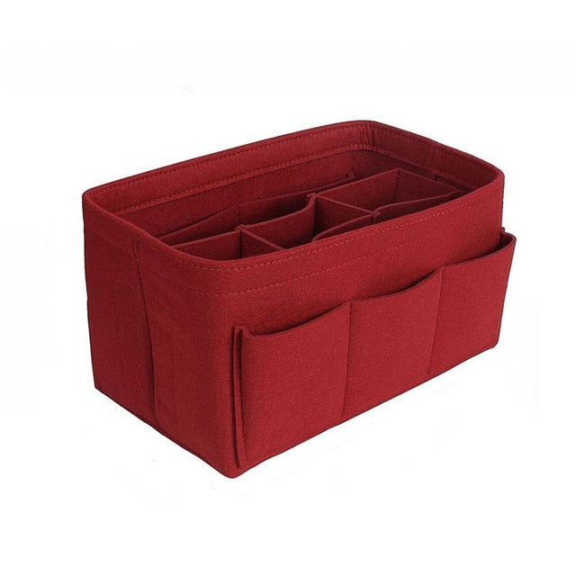 Insert Organisateur de Sac à Main et de Maquillage en Feutre
