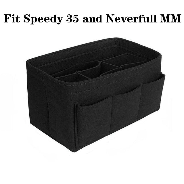 Insert Organisateur de Sac à Main et de Maquillage en Feutre