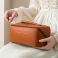 ORGANISATEUR DE MAQUILLAGE AVEC FERMETURE ÉCLAIR – SAC DE TOILETTE LUXUEUX POUR LE VOYAGE