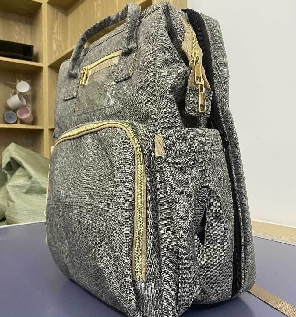 Sac à dos pour bébé convertible avec berceau pliable – Design imperméable à poches multiples