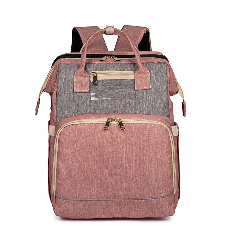 Sac à dos pour bébé convertible avec berceau pliable – Design imperméable à poches multiples