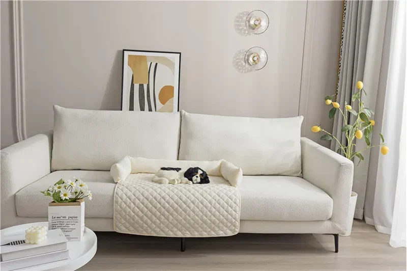 Lit pour chien imperméable et lavable pour canapé et lit