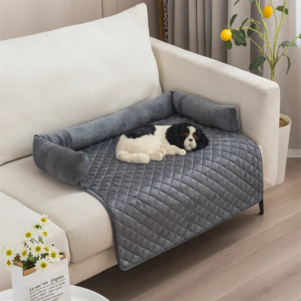 Lit pour chien imperméable et lavable pour canapé et lit