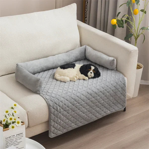 Lit pour chien imperméable et lavable pour canapé et lit