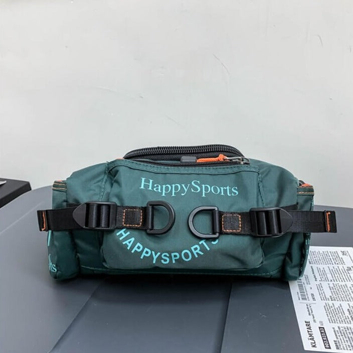 Sac à taille et bandoulière pour hommes résistant à l'eau – Sac de voyage et de plein air multi-usage