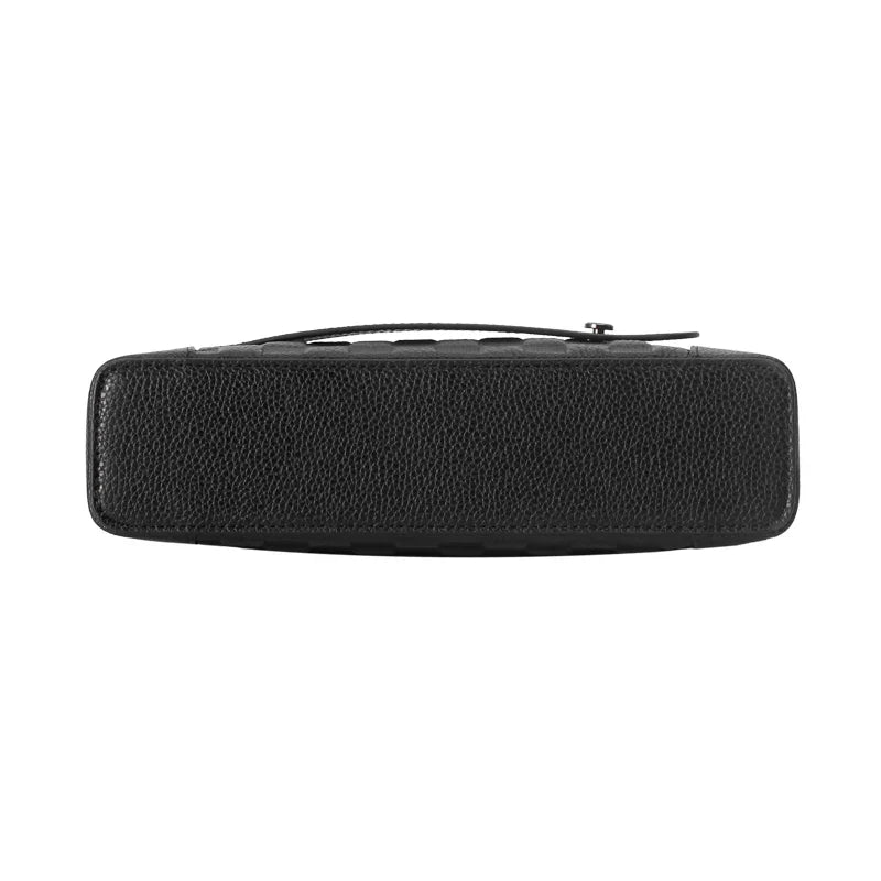 Sac à main en cuir pour hommes avec verrouillage par empreinte digitale – Pochette et portefeuille anti-vol