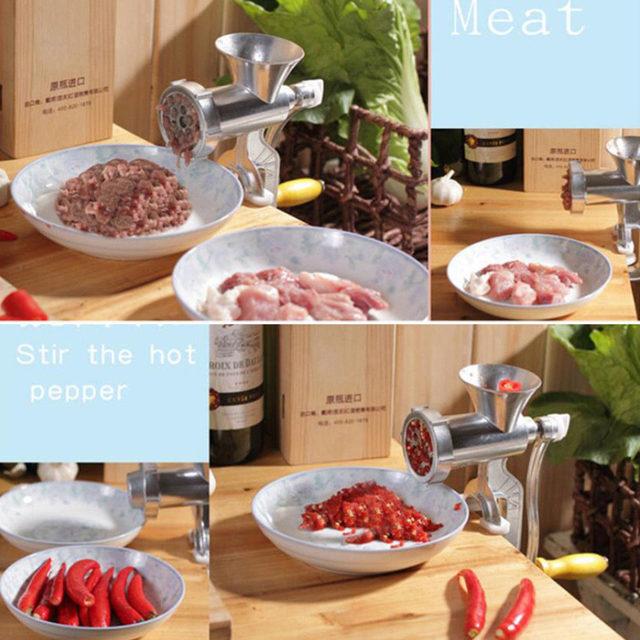 Hachoir à viande manuel et remplisseur de saucisses, hachoir à manivelle, outil de cuisine