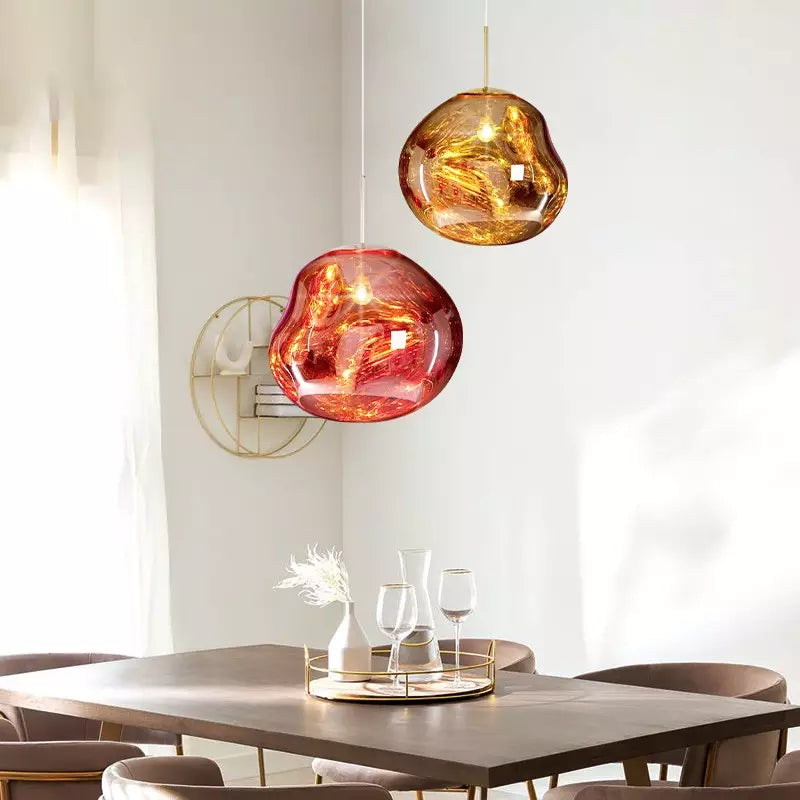 Lampe Suspendue Melt – Objet Lumineux Élégant et Ambiance Chaleureuse