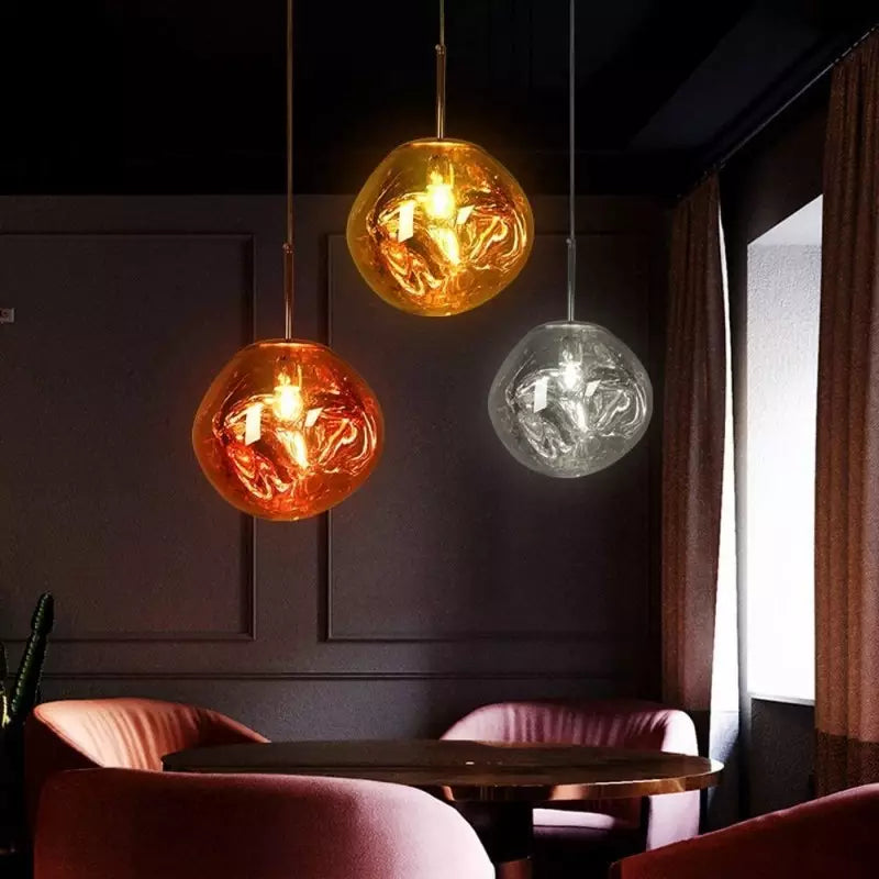 Lampe Suspendue Melt – Objet Lumineux Élégant et Ambiance Chaleureuse