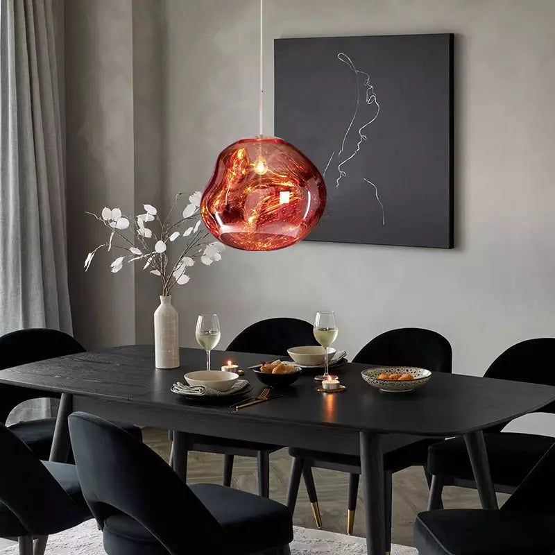 Lampe Suspendue Melt – Objet Lumineux Élégant et Ambiance Chaleureuse