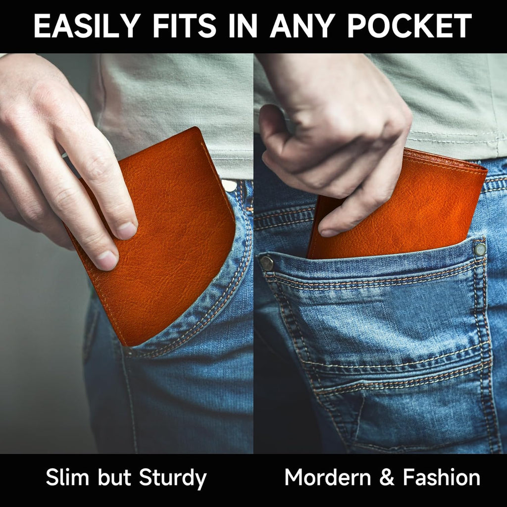 Portefeuille Bifold pour Hommes en Cuir de Première Qualité - EliteFold