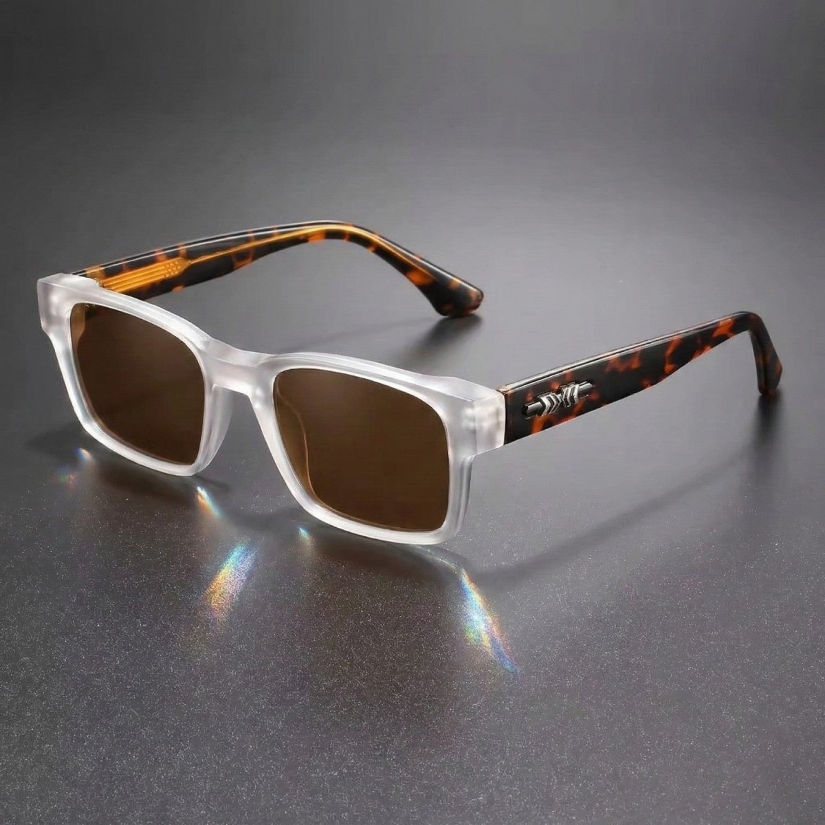 Lunettes de soleil rétro carrées pour hommes