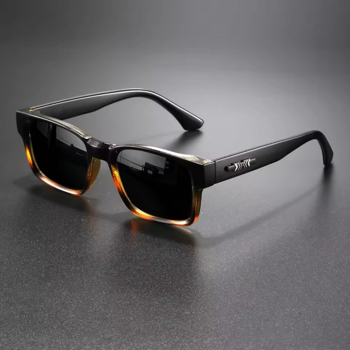 Lunettes de soleil rétro carrées pour hommes
