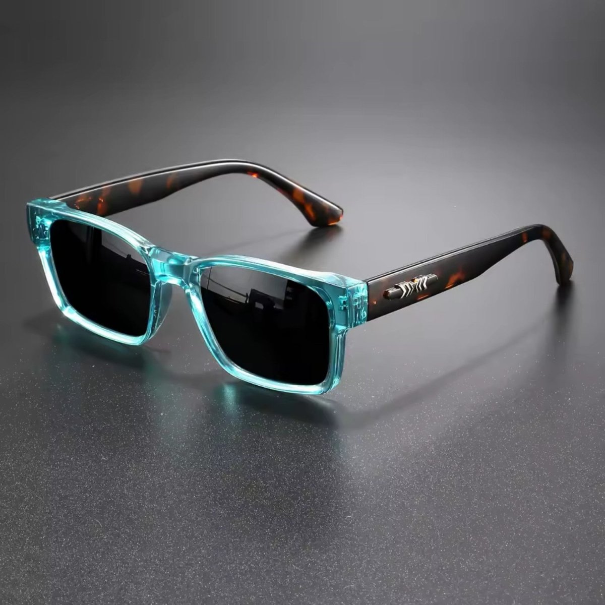 Lunettes de soleil rétro carrées pour hommes