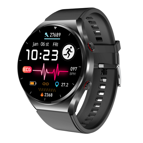 Montre Intelligente de Surveillance de la Glycémie et de la Pression Artérielle pour Hommes