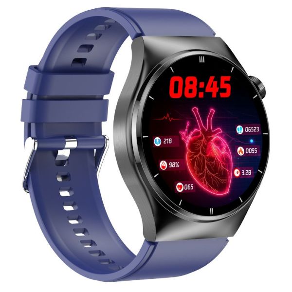 Montre Intelligente de Surveillance de la Glycémie et de la Pression Artérielle pour Hommes