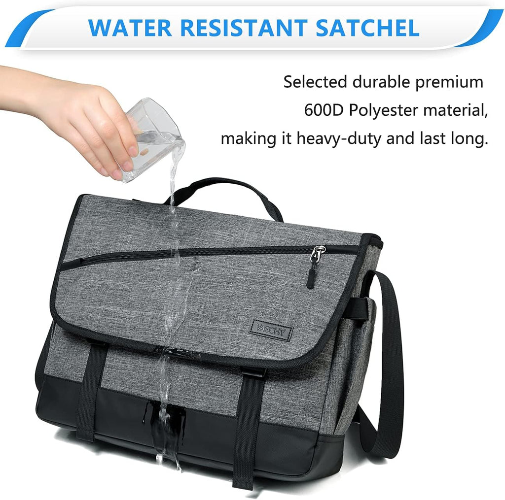 Sacoche pour ordinateur portable résistante à l'eau avec bandoulière réglable – Série WorkMate