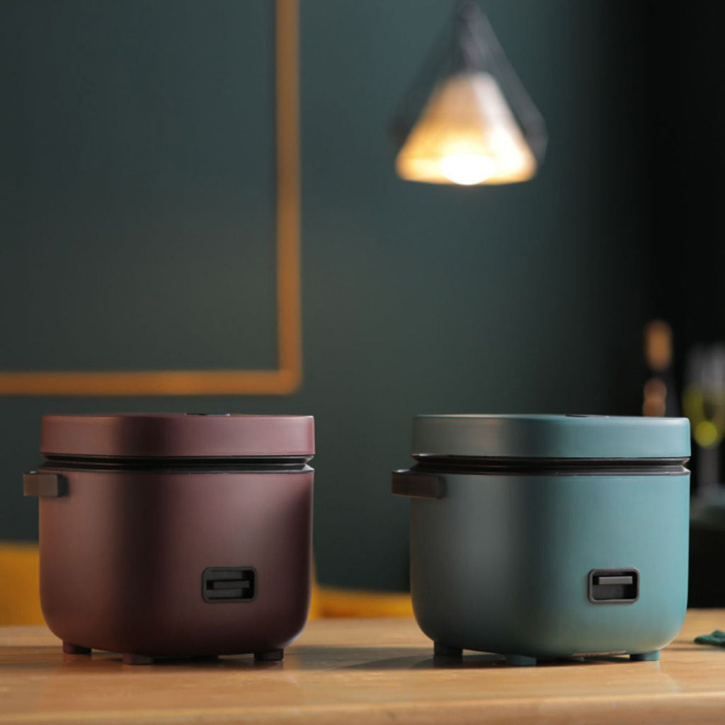 Cuiseur de Riz Mini Compact pour 1-2 Personnes & Cuit-Vapeur Multifonction