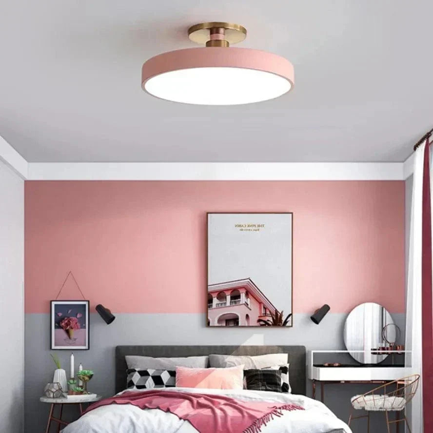 Lustre LED de Plafond avec Couleurs Macaron