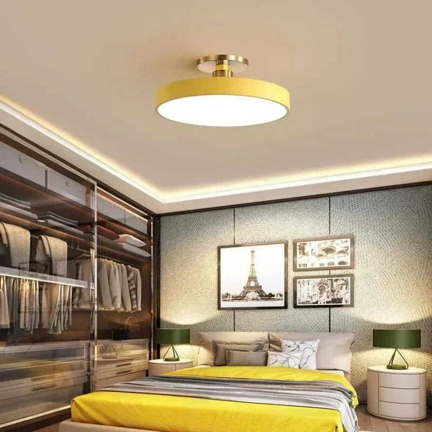 Lustre LED de Plafond avec Couleurs Macaron