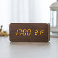 Réveil numérique LED minimaliste avec commande vocale