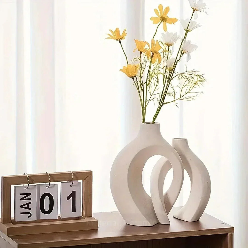 ScandiVase - Ensemble de Vases en Céramique Minimalistes