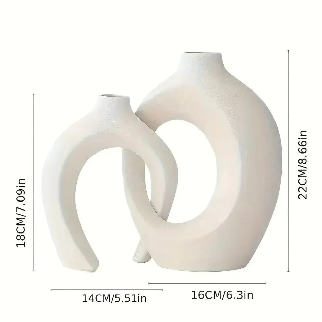 ScandiVase - Ensemble de Vases en Céramique Minimalistes