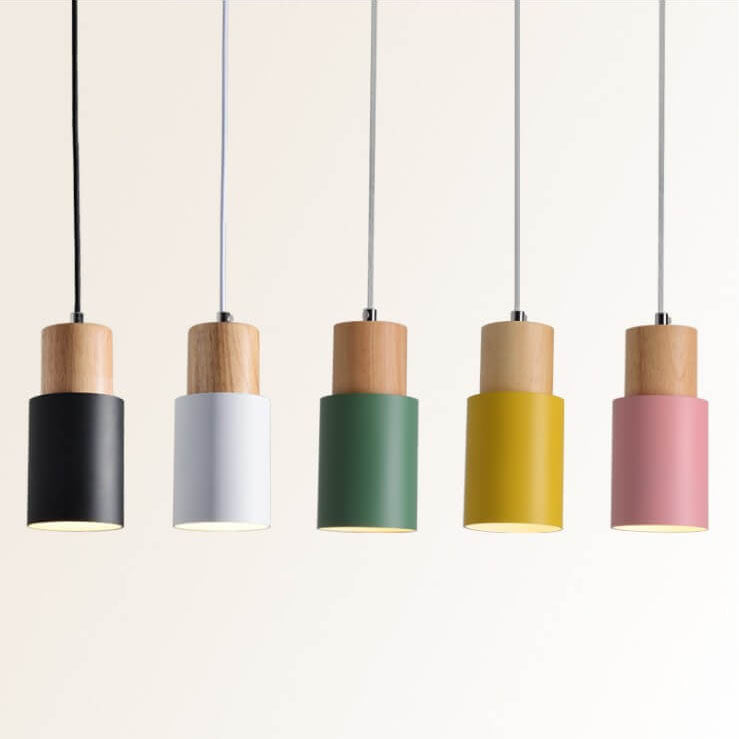 Lampe suspendue LED cylindrique minimaliste - NordicGlow