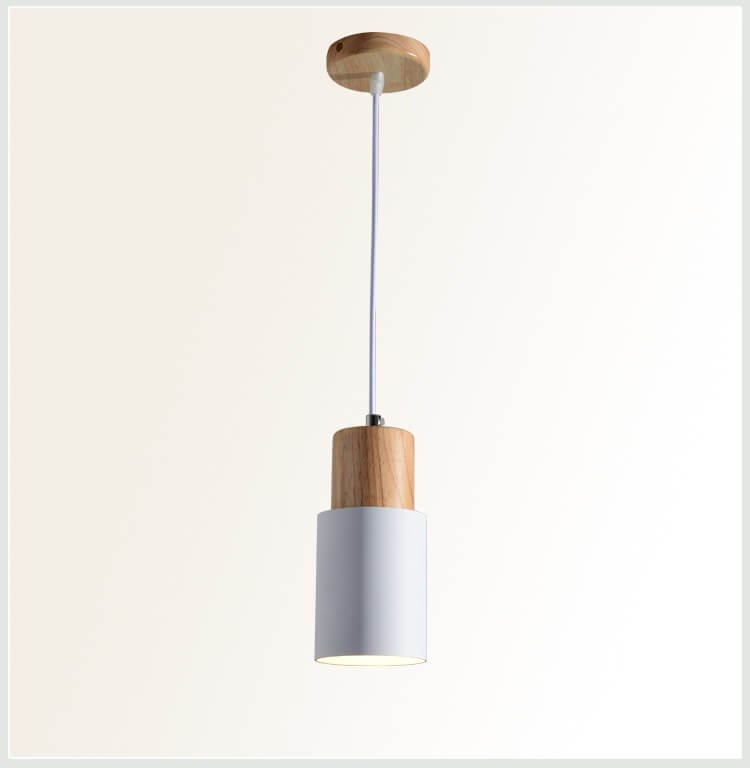 Lampe suspendue LED cylindrique minimaliste - NordicGlow