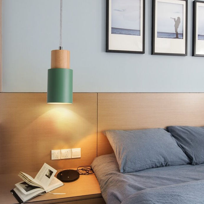 Lampe suspendue LED cylindrique minimaliste - NordicGlow