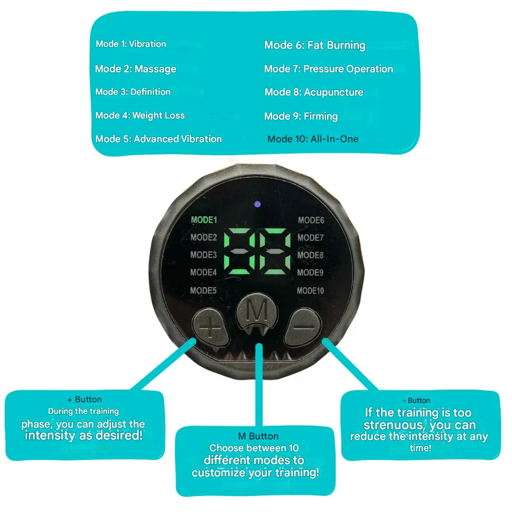 Entraîneur abdominal EMS puissant - CorePulse