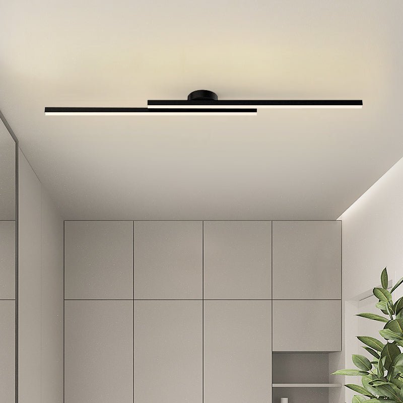 Lumière de Plafond LED Semi-Encastrée en Aluminium Moderne
