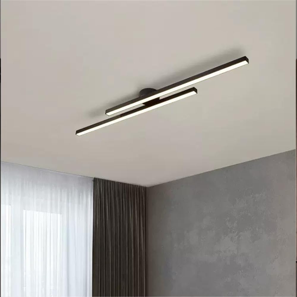 Lumière de Plafond LED Semi-Encastrée en Aluminium Moderne