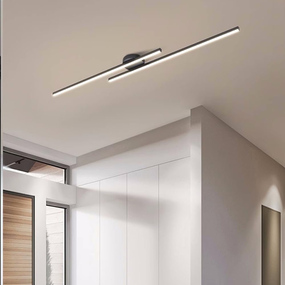 Lumière de Plafond LED Semi-Encastrée en Aluminium Moderne