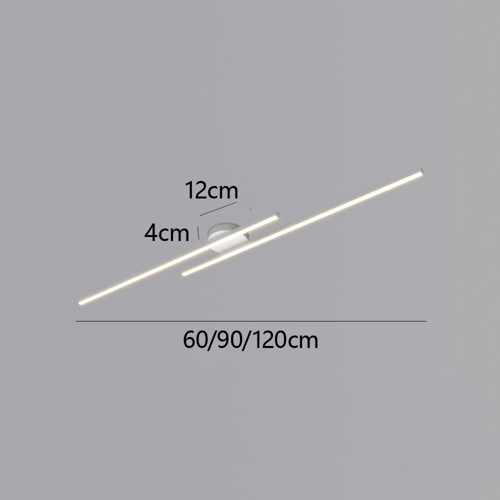 Lumière de Plafond LED Semi-Encastrée en Aluminium Moderne