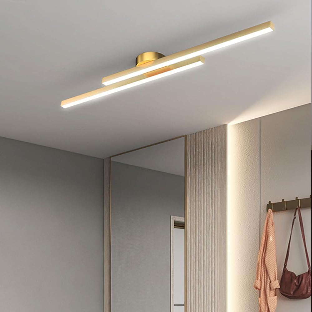 Lumière de Plafond LED Semi-Encastrée en Aluminium Moderne
