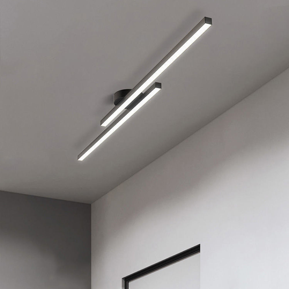 Lumière de Plafond LED Semi-Encastrée en Aluminium Moderne