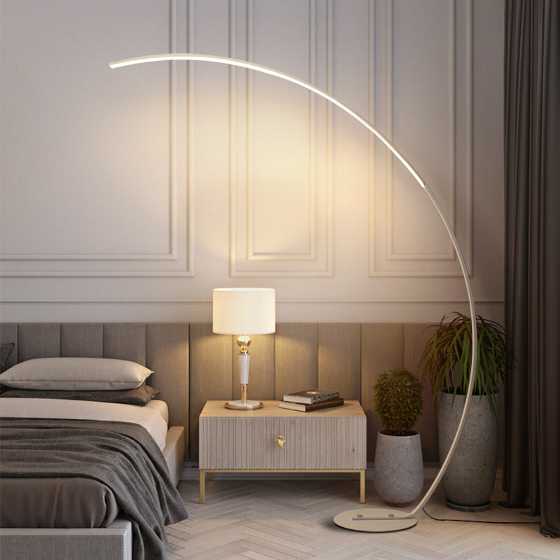 Lampadaire LED Noir Moderne Ardorus pour la Maison